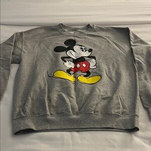 Disney Gray Mickey Mouse Sweater